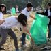 Καθαρισμός στην πλατεία Ζεκάκου