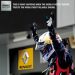 Renault rs27 οδηγεί τον Vettel