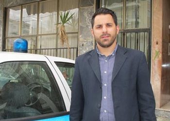 Ο Αλ. Μουστόγιαννης στο Τμήμα Ασφάλειας