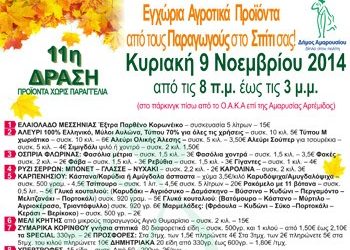 11η Διάθεση Αγροτικών Προϊόντων