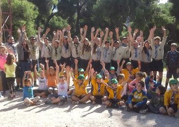 Προσκοπικά παιχνίδια στο πευκοδάσος