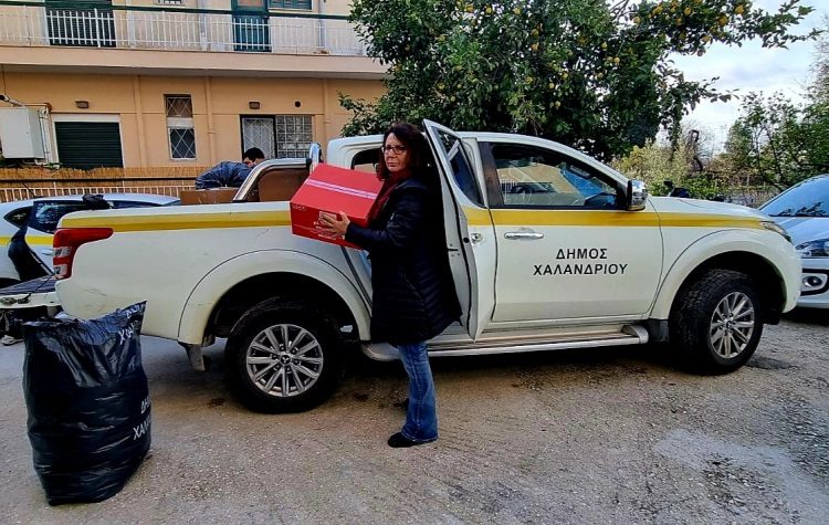 Αποστολή προσφοράς του Δήμου στη δομή ασυνόδευτων ανηλίκων της Μαλακάσας