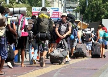 Οι επισκέψεις ξένων τουριστών στη χώρα μας