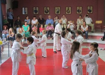 Επίδειξη Τζούντο από μαθητές