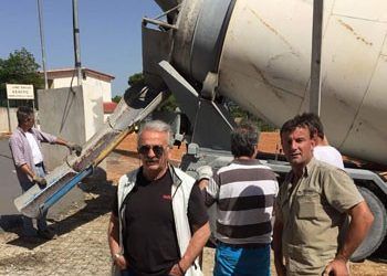 Διαμόρφωση προαύλιου στο Δημοτικό Κατάστημα