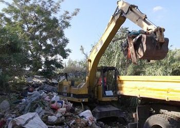 Καθαρισμός του καταυλισμού Ρομά στο Νομισματοκοπείο