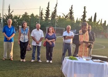 Ο Δήμος στον αγιασμό του Α.Ο. Παραδείσου