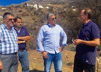 Ο Γ. Πατούλης στην πυρόπληκτη Νεάπολη Λακωνίας