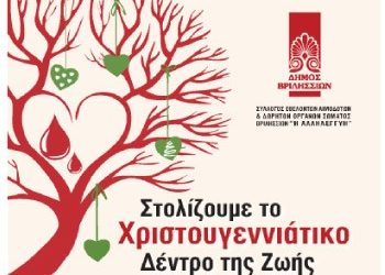 Στόλισμα χριστουγεννιάτικου δέντρου την Κυριακή