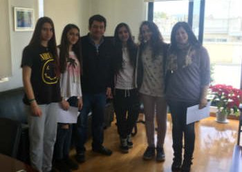 Συνάντηση δημάρχου με μαθητές