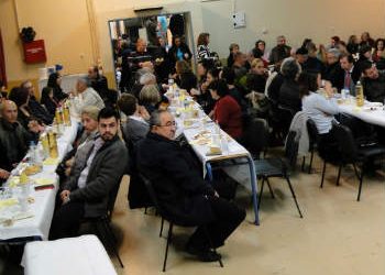 Κοπή πρωτοχρονιάτικης πίτας