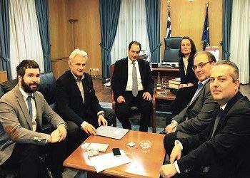 Συνάντηση δημάρχων με υπουργό ΥΟΜΕΔΙ Χρ. Σπίρτζη
