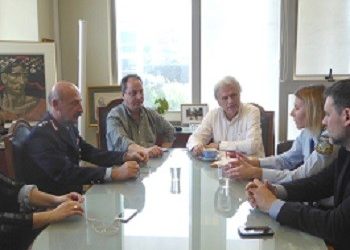 Επίσκεψη διευθυντή αστυνομίας στον δήμαρχο