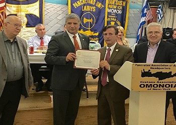 Βράβευση Πατούλη από τους ομογενείς