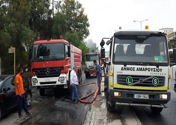 Άμεση κατάσβεση πυρκαγιάς πίσω από το «Υγεία»