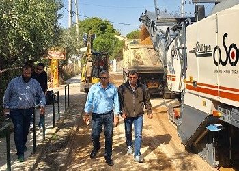 Προχωρά η ανακατασκευή της οδού Ερυθρού Σταυρού