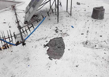 Πολυκατοικία στο Βόλο χτυπήθηκε από κεραυνό