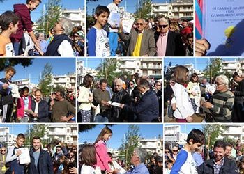 900 συμμετοχές στον αγώνα δρόμου μικρών παιδιών