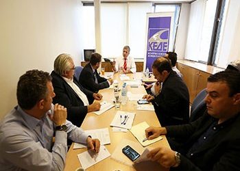 Συνάντηση Πατούλη με τον πρόεδρο του Παρακαταθηκών Κ. Βαρλαμίτη