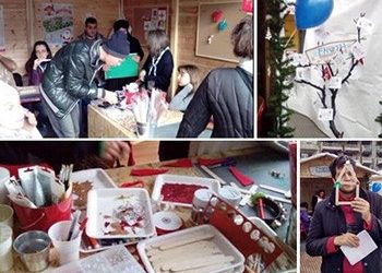 Τα ΑμεΑ  στο χριστουγεννιάτικο σπιτάκι του Δήμου
