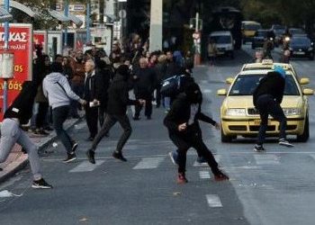 Επεισόδια στο κέντρο της Αθήνας