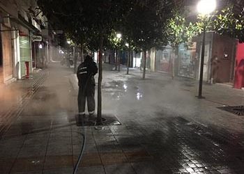 Καθαρισμός και εξωραϊσμός στους πεζόδρομους του κέντρου
