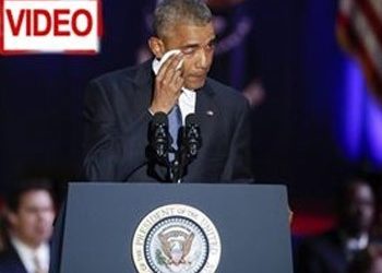 Με δάκρυα η αποχαιρετιστήρια ομιλία του Ομπάμα (Video)