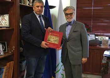 Συνάντηση με τον πρόεδρο των ομογενών του Μόντρεαλ