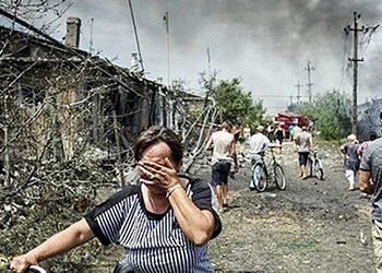 Ουκρανία: Οι φασίστες βομβαρδίζουν…