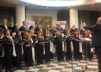 Η χορωδία του Δήμου  στο  χορωδιακό φεστιβάλ του ομίλου UNESCO Πειραιώς και νήσων