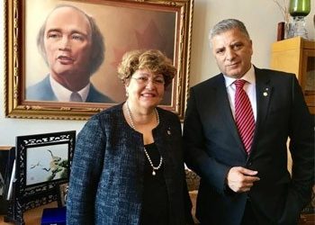 Συνάντηση Πατούλη με τον δήμαρχο Μόντρεαλ Ντένι Κοντέρ