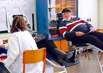 Με επιτυχία διεξήχθη η 73η εθελοντική αιμοδοσία