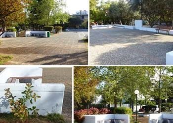 Εργασίες εξωραϊσμού στην πλατεία Μελίνα Μερκούρη