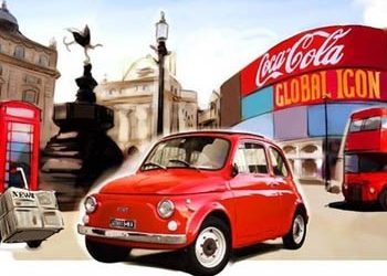 Fiat 500 Forever Young:  Έμβλημα στο Λονδίνο των 60’s