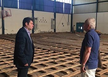 Στην τελική ευθεία η ανάπλαση του Δημοτικού Γηπέδου Μπάσκετ στην Πεύκη