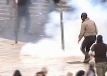 Ένταση και χημικά στο Σύνταγμα