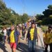 Στη 2η διάσχιση της ρεματιάς Πεντέλης - Χαλανδρίου o Γ. Καραμέρος