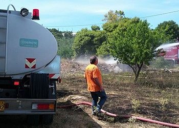 Aποτελεσματική η συνδρομή του ΣΠΑΠ σε πυρκαγιά στην Παλλήνη