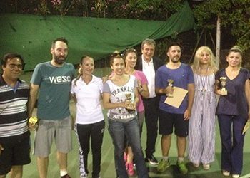 Απονομή μεταλλίων ενηλίκων των Ακαδημιών τένις ΠΕΑΠ