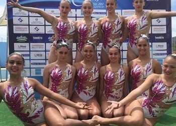 6η θέση στη συγχρονισμένη κολύμβηση για τα κορίτσια του Νηρέα