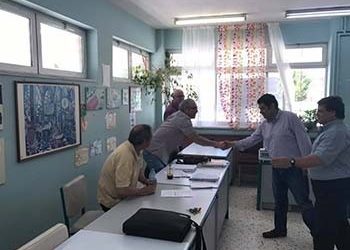 Επίσκεψη Μαυρίδη στα εξεταστικά κέντρα