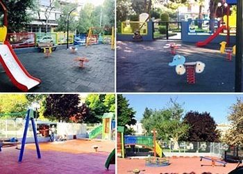 Αναπλάστηκαν 3 παιδικές χαρές