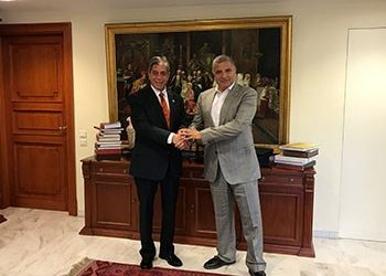 Συνάντηση Πατούλη με τον πρέσβη της Παλαιστίνης