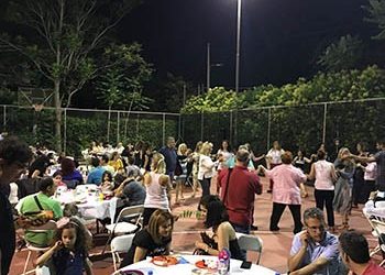 Στο «μπάρμπεκιου του 1ου Συστήματος Προσκόπων