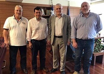 Συνάντηση Μαυρίδη με τον αν. υπουργό Αγροτικής Ανάπτυξης, Γ. Τσιρώνη