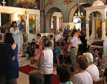 Στον εορτασμό της Παναγίας των Βλαχερνών