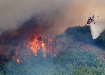 Μεγάλη φωτιά στη Μεσσηνία