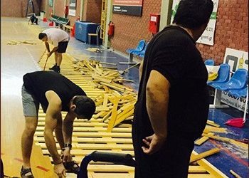 Ανακατασκευή δαπέδου του γυμναστηρίου Κοντόπευκου