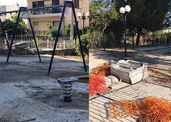 Ολοκληρώνεται η ανάπλαση των 17 παιδικών χαρών του Δήμου