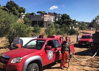 Πυρκαγιά στο 414 Στρατιωτικό Νοσοκομείο Πεντέλης